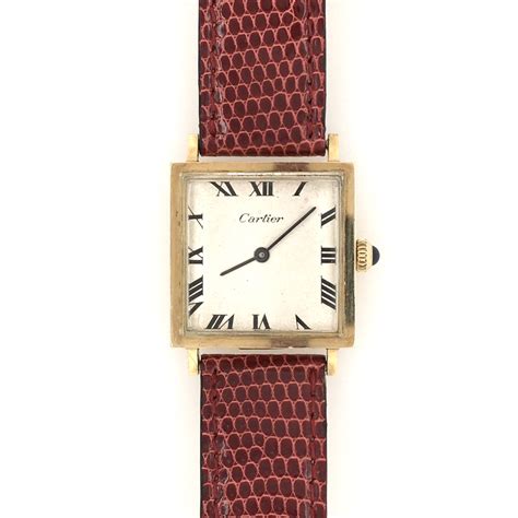 cartier square watch ladies